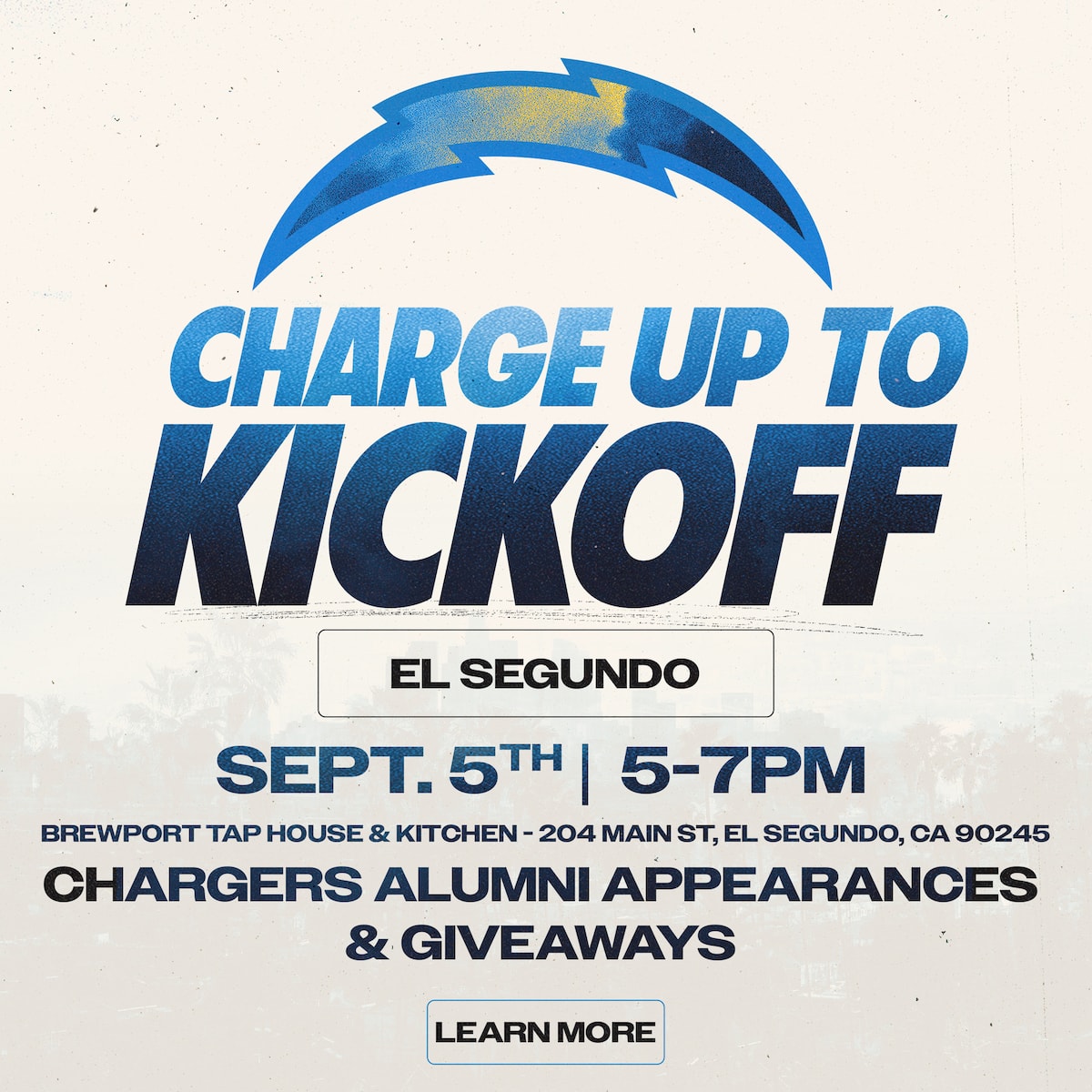 Charge Up To Kickoff with Brewport Taphouse